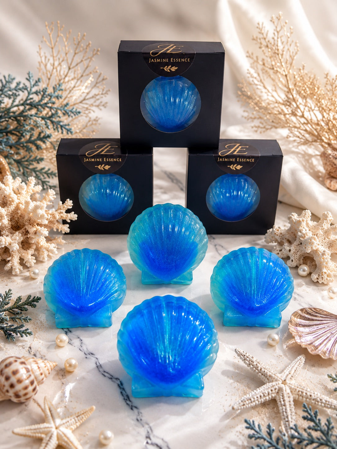 Ocean Collection – Luxury Handmade Sea Shell Soap