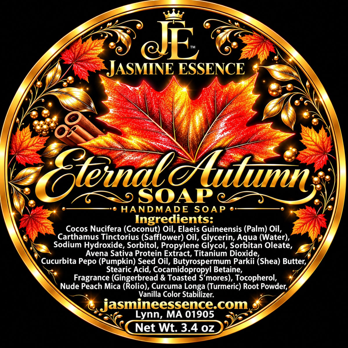 Eternal Autumn Soap – Luxury Handmade Maple
