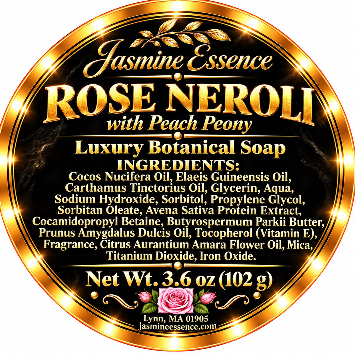 Rose Neroli with Peach Peony