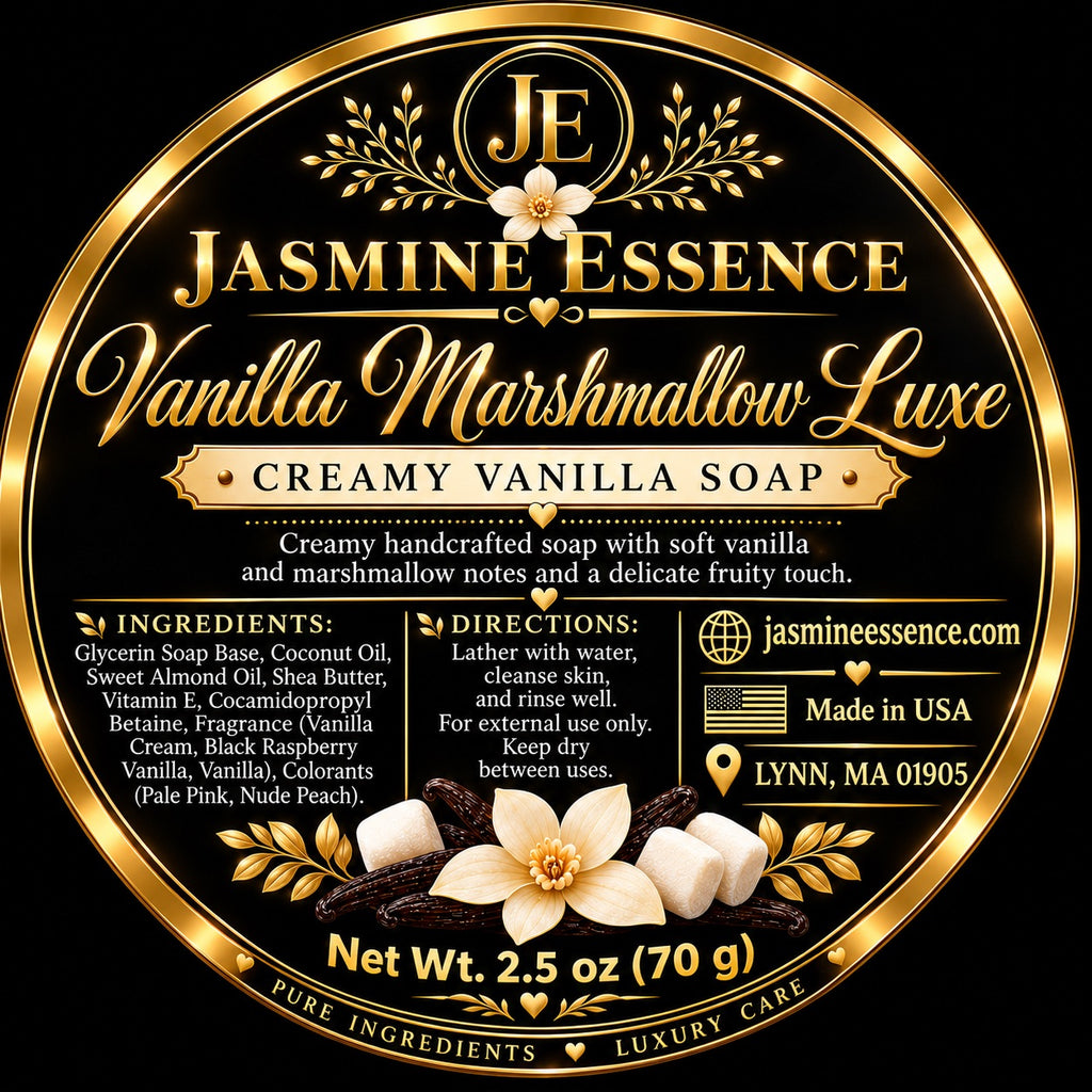 Vanilla Marshmallow Luxe | Handmade Vanilla Soap | Luxury Botanical Soap | Creamy Artisan Bar