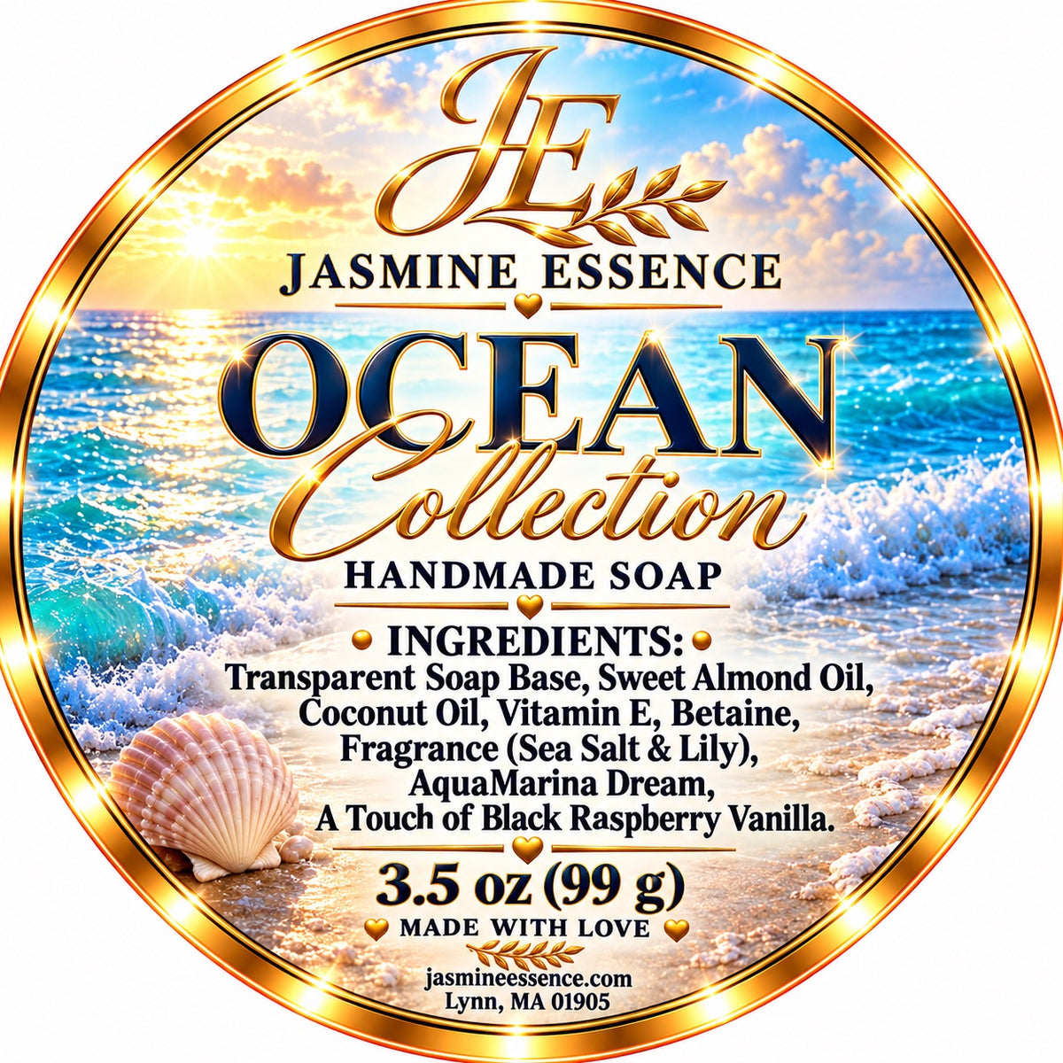 Ocean Collection – Luxury Handmade Sea Shell Soap