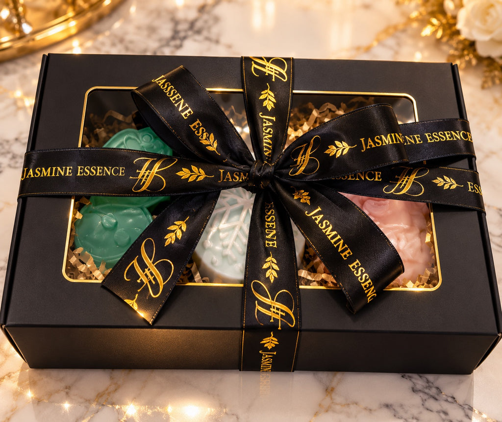 Jasmine Essence – Luxury Handmade Soap Gift Set (3-Piece)