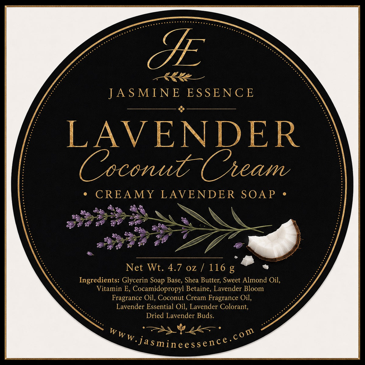 Lavender Coconut Cream - Handmade Soap