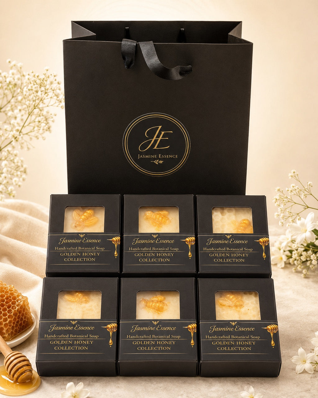 Golden Honey Collection – Handmade Goat Milk & Honey Soap | Luxury Botanical Bar
