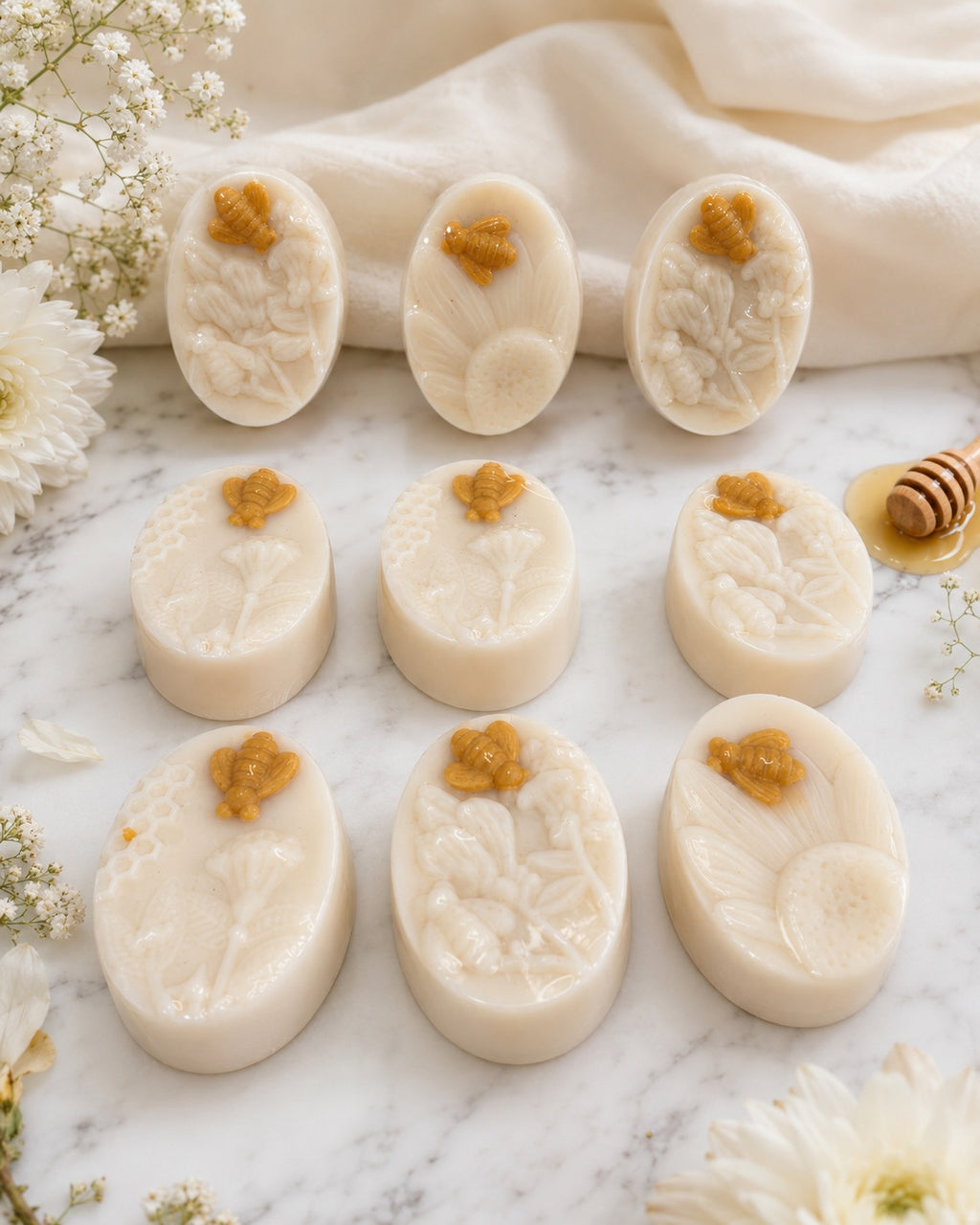 Golden Honey Collection – Handmade Goat Milk & Honey Soap | Luxury Botanical Bar