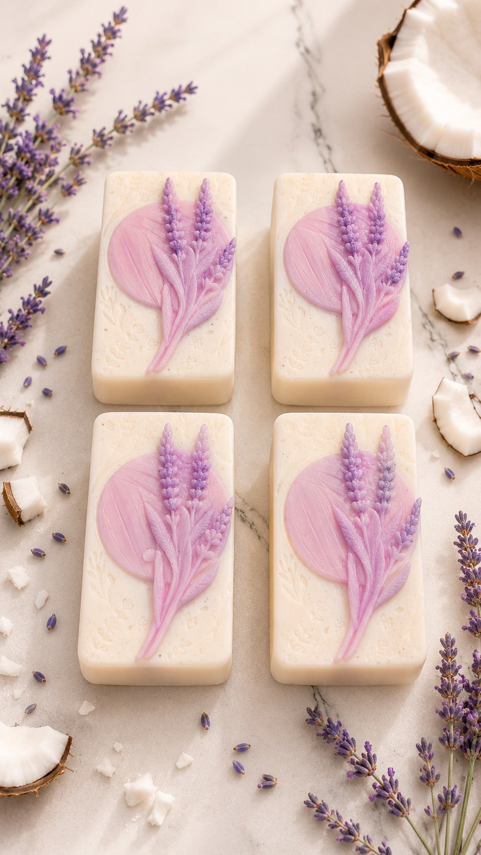 Lavender Coconut Cream - Handmade Soap