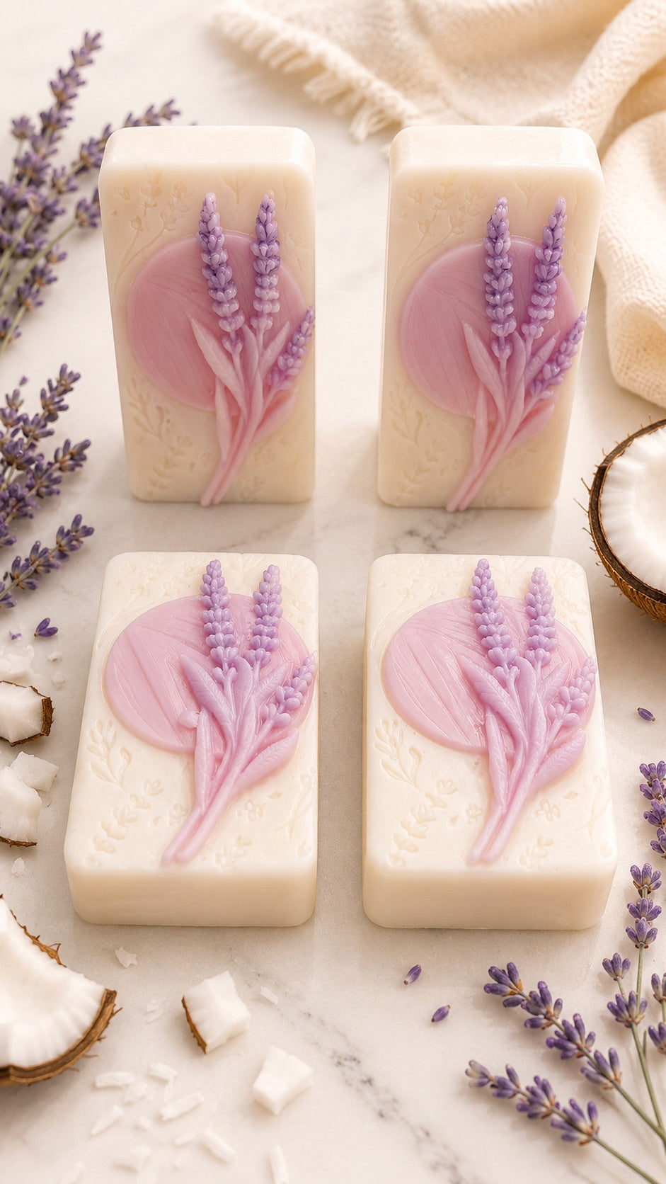 Lavender Coconut Cream - Handmade Soap