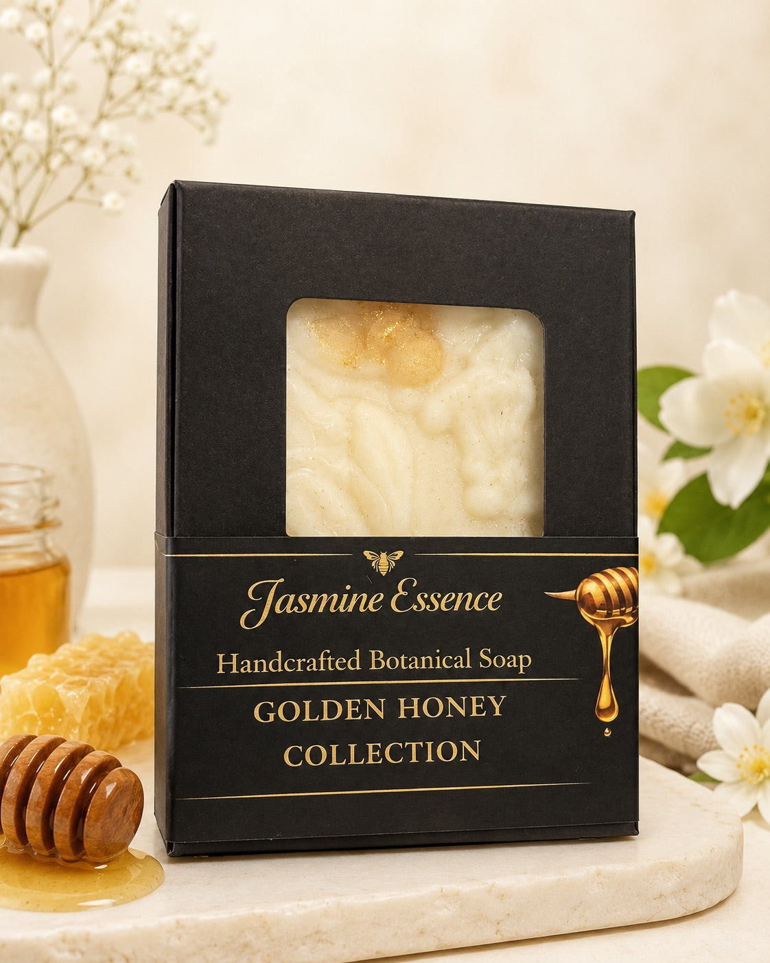 Golden Honey Collection – Handmade Goat Milk & Honey Soap | Luxury Botanical Bar