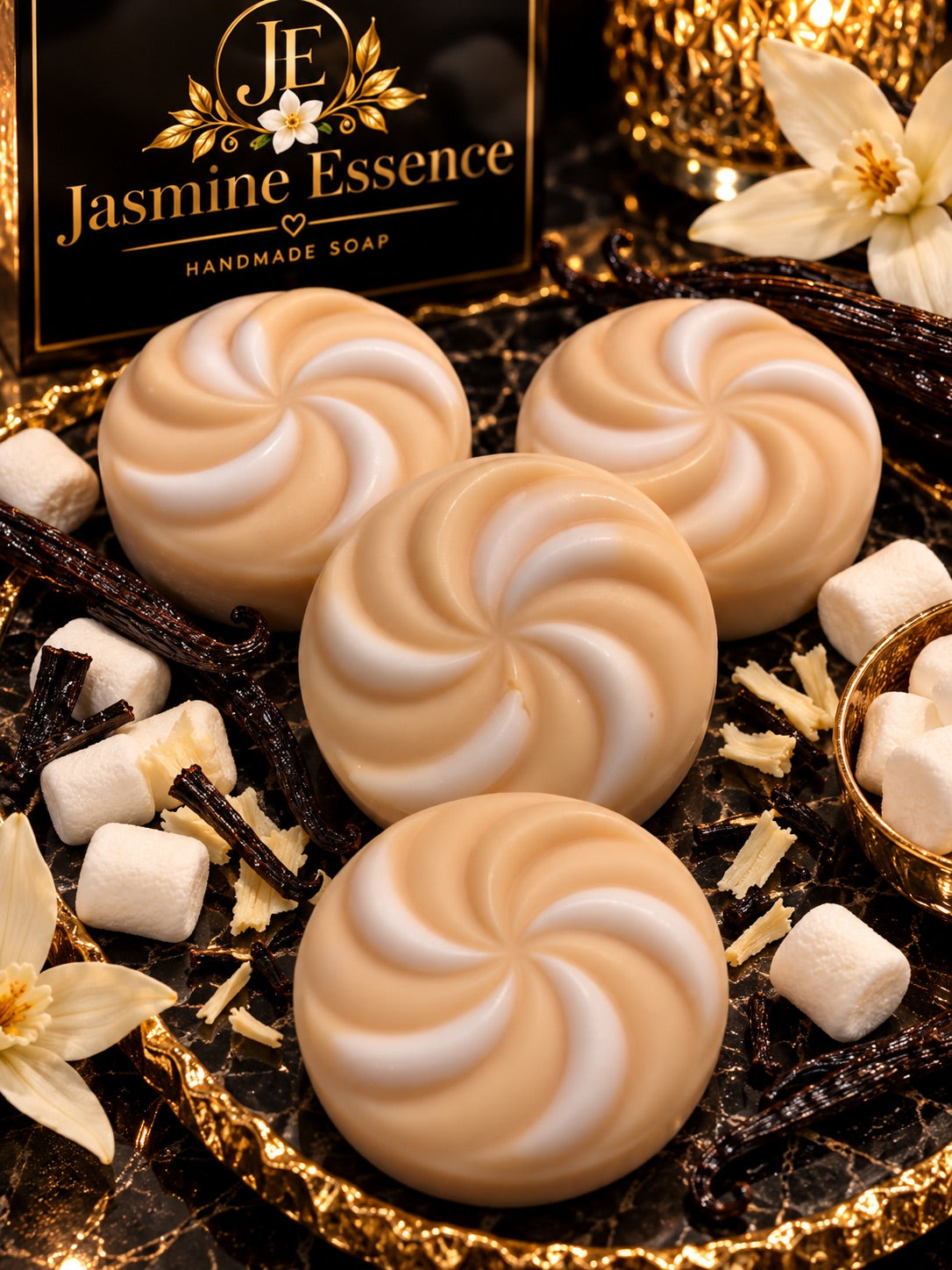 Vanilla Marshmallow Luxe | Handmade Vanilla Soap | Luxury Botanical Soap | Creamy Artisan Bar