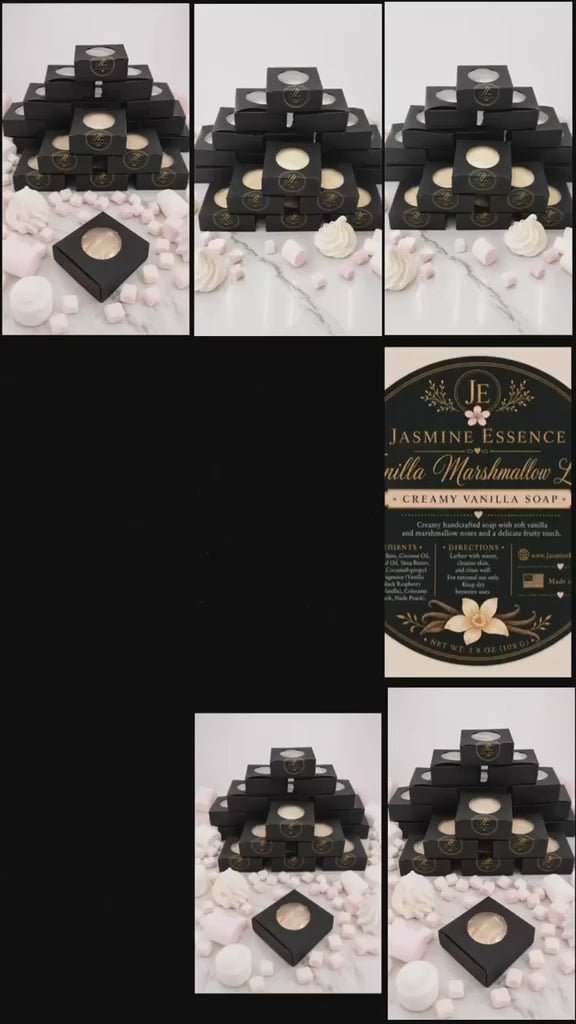 Vanilla Marshmallow Luxe | Handmade Vanilla Soap | Luxury Botanical Soap | Creamy Artisan Bar